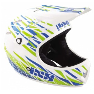 Daszek do kasku iXS Phobos Spider grn-wht