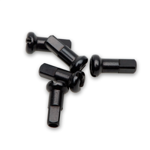 Nyple Race Face aluminium, czarne, 5 sztuk