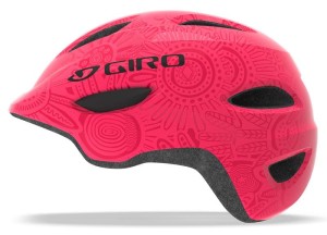 Kask dziecięcy juniorski GIRO SCAMP MIPS bright pink pearl