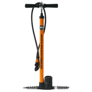 Pompka SKS Rennkompressor Multivalve pomarańczowa