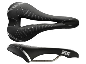 Siodło SELLE ITALIA DIVA GEL SUPERFLOW L (id match - L3) TI 316 Tube 7, fibra-tek, 285g czarne
