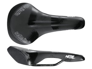 Siodło SELLE ITALIA NEPAL TM L (id match - L1) manganese tube 7, duro-tek, czarno-białe (DWZ)