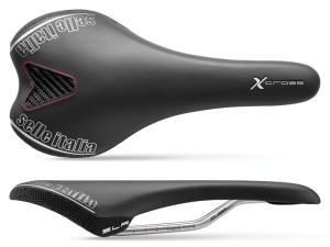 Siodło SELLE ITALIA SLR X-CROSS S (id match - S1) ti 316 tube 7, fibra-tek, czarne