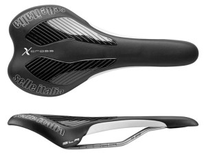 Siodło SELLE ITALIA SLR X-CROSS S (id match - S1) ti 316 tube 7, fibra-tek, czarne (DWZ)