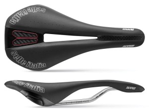 Siodło SELLE ITALIA NOVUS FLOW S (id match - S2) ti 316 tube 7, fibra-tek, czarne