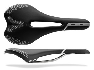 Siodło SELLE ITALIA SLR FLOW S (id match - S2) ti 316 tube 7, fibra-tek, czarne