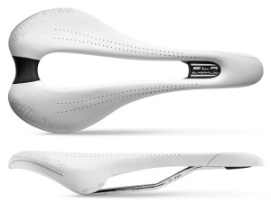 Siodło SELLE ITALIA SLR SUPERFLOW L (id match - L3) ti 316 tube 7, fibra-tek, 195g białe