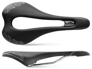 Siodło SELLE ITALIA SLR SUPERFLOW S (id match - S3) ti 316 tube 7, fibra-tek, 185g czarne