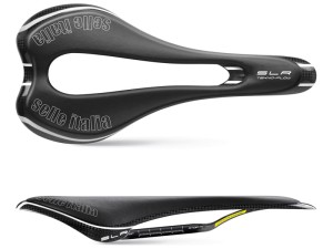 Siodło SELLE ITALIA SLR TEKNO FLOW S (id match - S3) carbon/keramic 7x9, carbon/fibra-tek, 110g carbon
