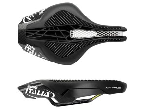 Siodło SELLE ITALIA KRONOS TEKNO FLOW L (id match - L123) carbon/keramic 7x9, fibra-tek, czarne