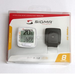 Licznik Sigma Sport BC 8.12 ATS bezprzewodowy biały