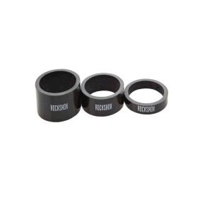 Podkładki dystansowe rury sterowej amortyzatora Rock Shox UD Carbon, 5, 10 i 15 mm 1-1/8 00.4315.021.010