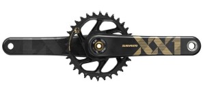 Mechanizm korbowy SRAM AM FC XX1 EAGLE B148 DUB 175 DM 34T Gold