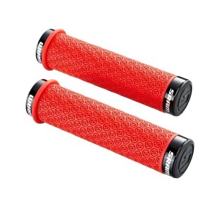 Chwyty SRAM LOCKING GRIPS DH SILICONE RED