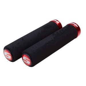 Chwyty SRAM LOCKING GRIPS FOAM 129 BLK/RED 00.7915.068.020
