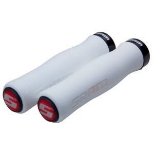 Chwyty SRAM LOCKING GRIPS FOAM CONT 129 WHT/BLK