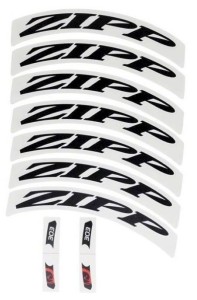Zestaw naklejek na koło Zipp DECAL SET 1 WHEEL 303 ZIPPLOGO MATTEBLK 11.1918.015.001