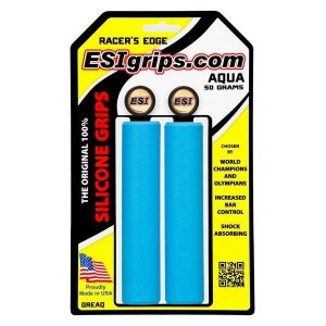 Chwyty Esi Grips Racers Edge Aqua niebieskie