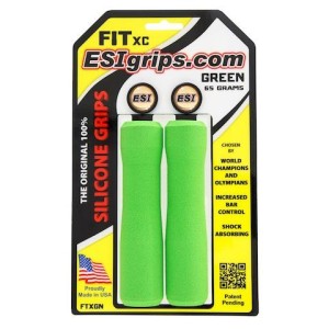 Chwyty silikonowe ESI Grips Fit XC zielone