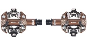 Pedały MTB Look X-Track Gravel + bloki  brązowe