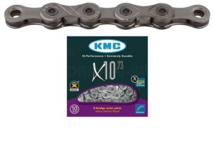 Łańcuch KMC X10.73 114 ogniw+spinka wersja BOX