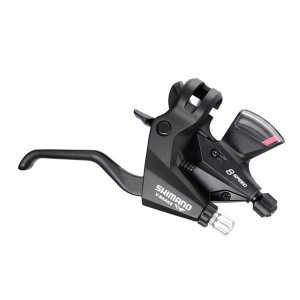 Shimano Altus Dźwignia Przerzutki/Hamulca Klamkomanetka Prawa 8rz ST-M310 V-Brake Czarna