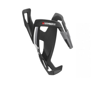 Koszyk na bidon Elite Custom Race+ Czarny Mat/Biały