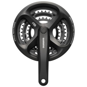 Shimano Tourney Mechanizm Korbowy 6/7/8rz Czarna FC-M171