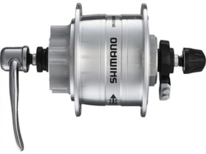 Shimano Nexus Piasta Z Dynamem 36H Srebrna DH-3D32 6V/3W 6 Śrub