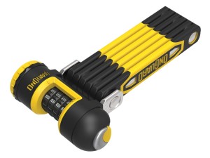 Zapięcie rowerowe ONGUARD Link Plate Lock REVOLVER COMBO X4P 8131 SKŁADANE - 112,5cm - SZYFR 