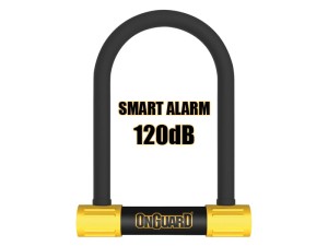 Zapięcie rowerowe ONGUARD Smart Alarm 8266 U-LOCK - 16mm 124mm 208mm - 5 x Klucze z kodem