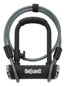 Zapięcie rowerowe ONGUARD PitBull Mini DT X-SERIES 8008 U-LOCK - 14mm 90mm 140mm - 5 x Klucze z kodem + linka 10mm 120cm (NEW) 