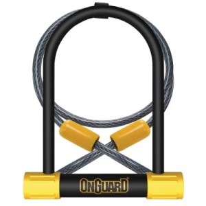 Zapięcie rowerowe ONGUARD Bulldog DT 8012 U-LOCK - 13mm 115mm 230mm - 5 x Klucze z kodem + linka 10mm 120cm 