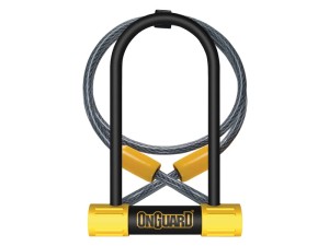 Zapięcie rowerowe ONGUARD Bulldog Medium DT 8015M U-LOCK - 13mm 90mm 140mm - 5 x Klucze z kodem + linka 10mm 120cm 