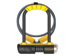 Zapięcie rowerowe ONGUARD Combo Mini DT 8015C U-LOCK - 13mm 90mm 140mm - SZYFR + linka 10mm 120cm 