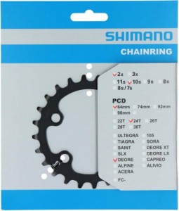 Tarcza Mechanizmu Shimano Deore FC-M6000 34-24 24T