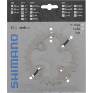 Tarcza Mechanizmu Shimano Deore FC-M536 26T Srebrna