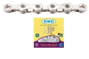 Łańcuch KMC X10E srebrny e-Bike 10-biegowy 114 ogniw