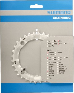 Tarcza Mechanizmu Shimano Deore FC-M510 32T Srebrna