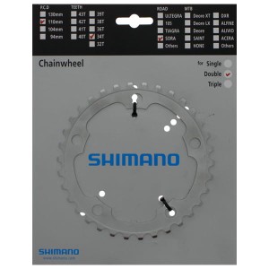 Tarcza Mechanizmu Shimano Sora FC-3403 34T Srebrna
