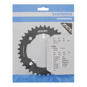Tarcza mechanizmu Shimano ZEE FC-M640 36T k/ czarny