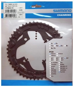 Tarcza Mechanizmu Shimano Alivio FC-T4060 Do Osł 48T Czarna