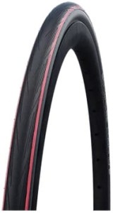 Opona Schwalbe Lugano II 700x25c K-Guard zwijana czarno-czerwona