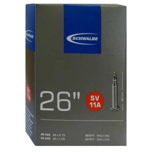 Dętka Schwalbe SV-11A Standard 26x3/4-650x23C zawór SV 40mm 90g