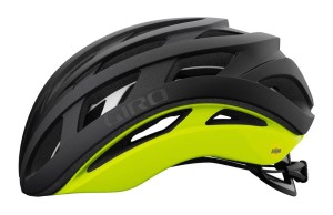Kask szosowy GIRO HELIOS SPHERICAL MIPS matte black fade highlight yellow