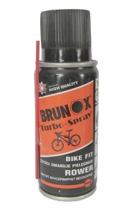 Preparat do konserwacji części rowerowych Brunox Turbo-Spray 200ml aerozol 