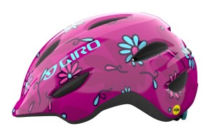 Kask dziecięcy GIRO SCAMP INTEGRATED MIPS pink street daisies 