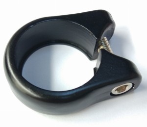 Obejma podsiodłowa Union Alu 34.9 mm czarna 