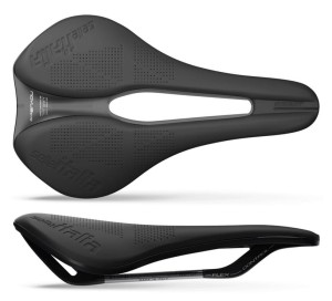 Siodło SELLE ITALIA NOVUS EVO BOOST SUPERFLOW L (id match - L3) FeC Alloy Ø7, soft-tek, czarne 