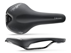 Siodło SELLE ITALIA FLITE BOOST TM S (id match - S1) Manganese Tube 7, soft-tek, czarne